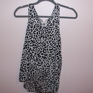 Cheetah print tank top